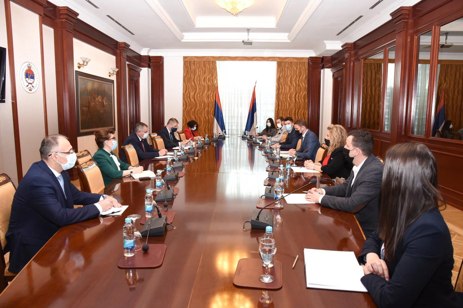 Prvi sastanak predsjednika Vlade RS-a Radovana Viškovića i gradonačelnika Banjaluke Draška Stanivukovića