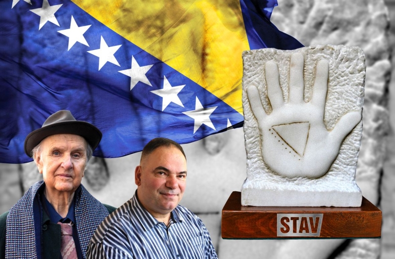 Ivan Kordić i Dragoslav Dedović dobitnici nagrade "25. novembar", dodjela u Srebrenici