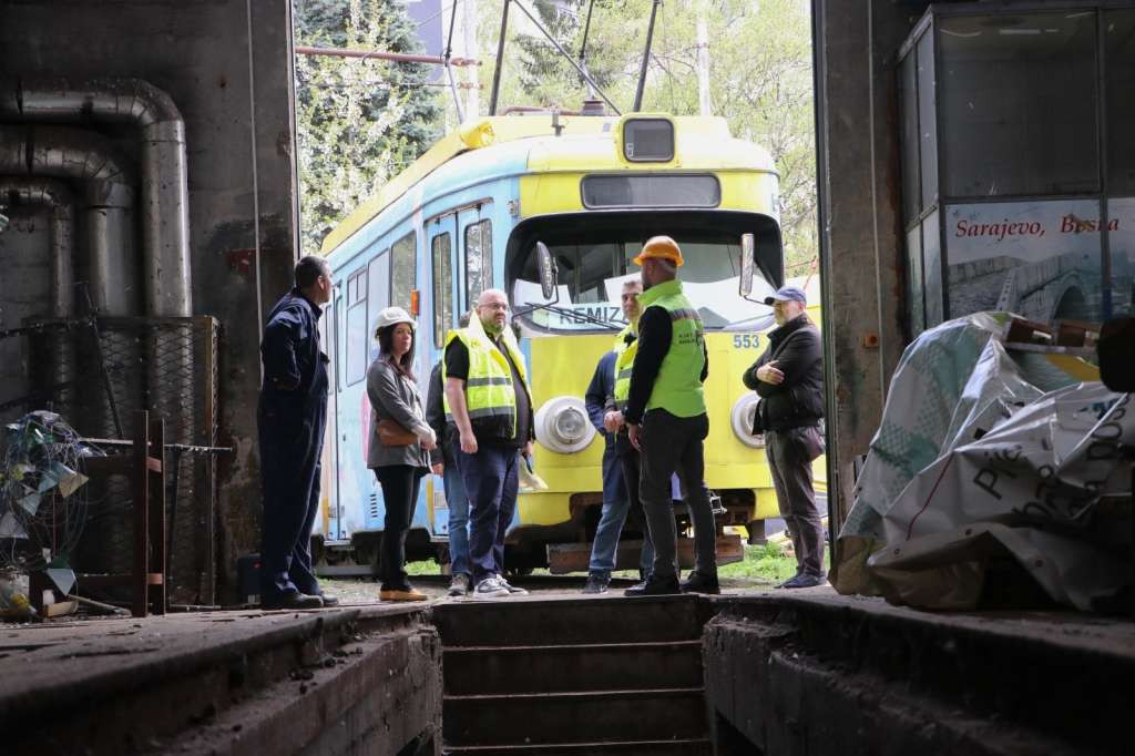 Kanton Sarajevo - Počeli radovi u krugu depoa za kvalitetnije održavanje tramvaja