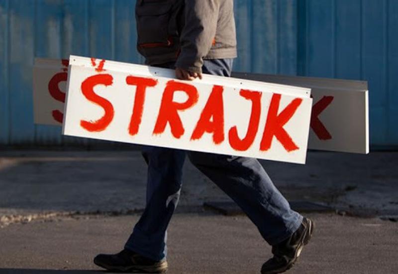 Štrajk upozorenja Sindikata korisnika proračuna HNK-a