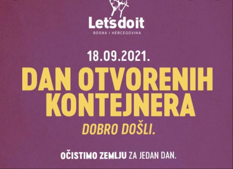 “Svjetski dan čišćenja “ - Let's Do It Bosna i Hercegovina
