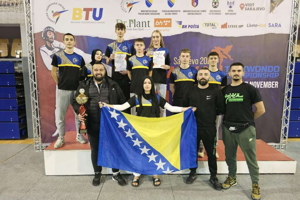 Reprezentacija BiH u taekwondou odbranila titulu prvaka Balkana