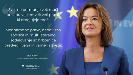 Slovenija podržala kandidaturu Međunarodnog suda pravde za Nobelovu nagradu