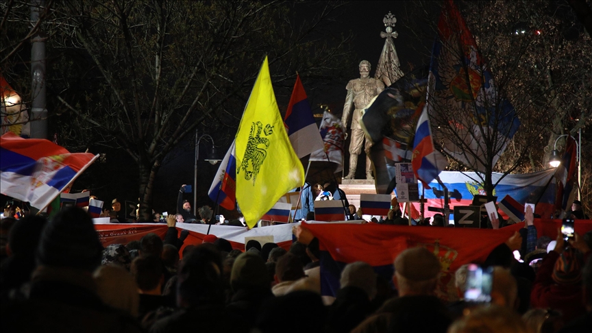 Proruski skup u Beogradu: Vučić je pokazao svoj izdajnički karakter