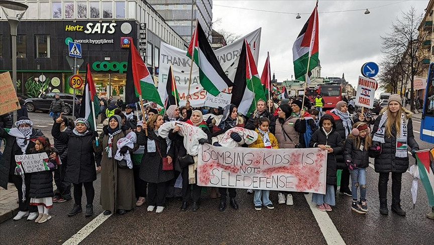 Propalestinski skup u Stockholmu, demonstranti uputili kritike Vladi