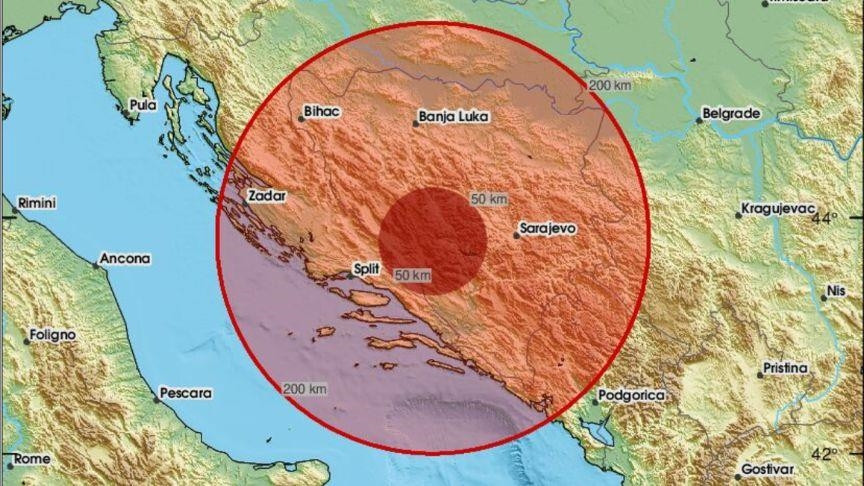Nakon potresa u BiH nije zabilježena nijedna prijavljena šteta na području Grada Sinja