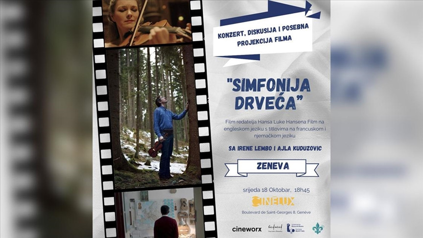 Specijalna projekcija filma "Simfonija Drveća" u Ženevi