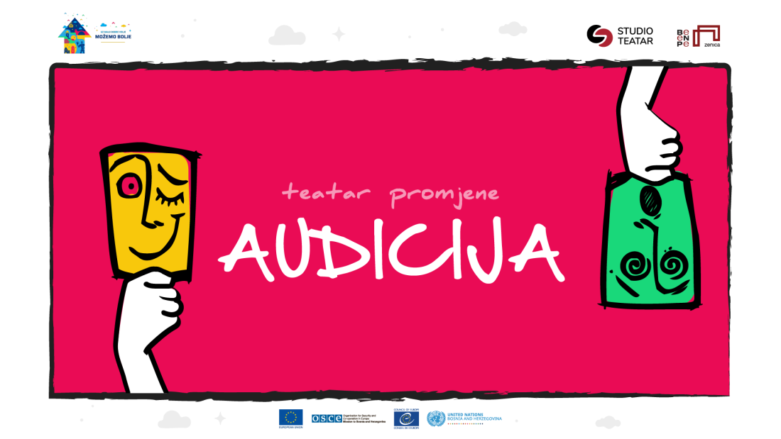 Studio teatar i BNP Zenica organiziraju glumačku audiciju u okviru projekta "Teatar promjene"