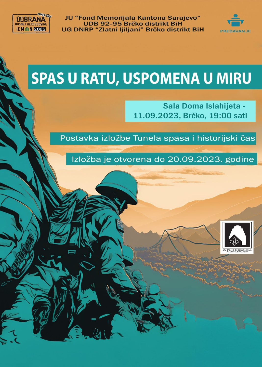Manifestacija “Odbrana Bosne i Hercegovine – Igman 2023”: Izložba Tunel spasa u Brčkom