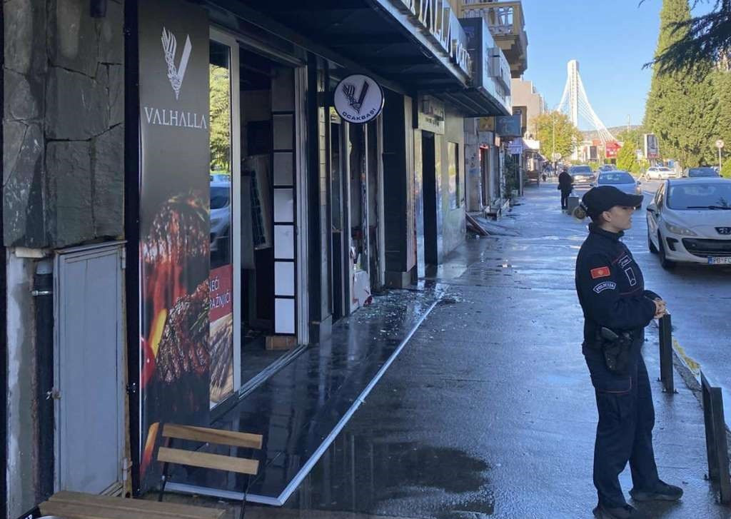 Tokom noći u Podgorici demoliran lokal turskog državljanina i zapaljen automobil