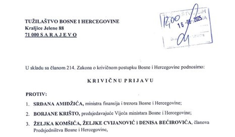 Sindikati SIPA-e, SPS-a i UIO-a podnijeli krivične prijave zbog neusvajanja budžeta