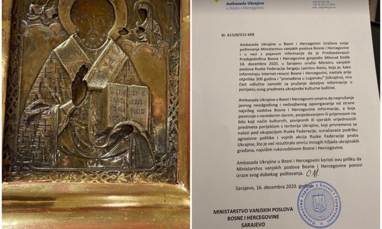 Predmet 'Ikona' - Realiziraju se aktivnosti u okviru međunarodne pravne pomoći