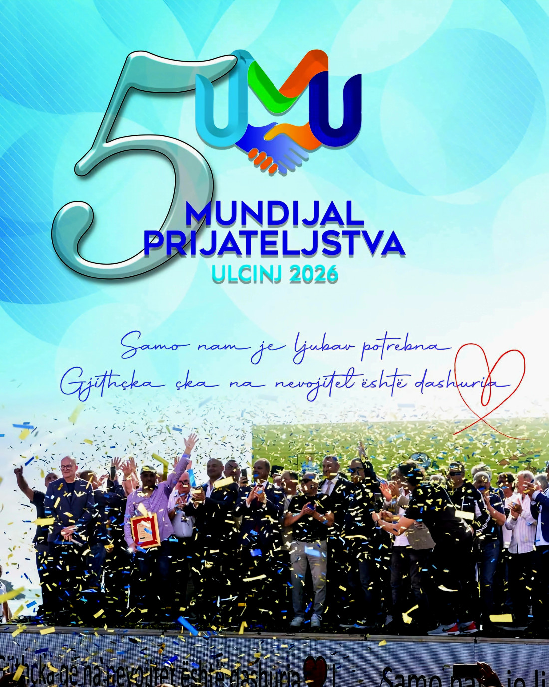 Sve spremno za 5. Mundijal prijateljstva u Ulcinju