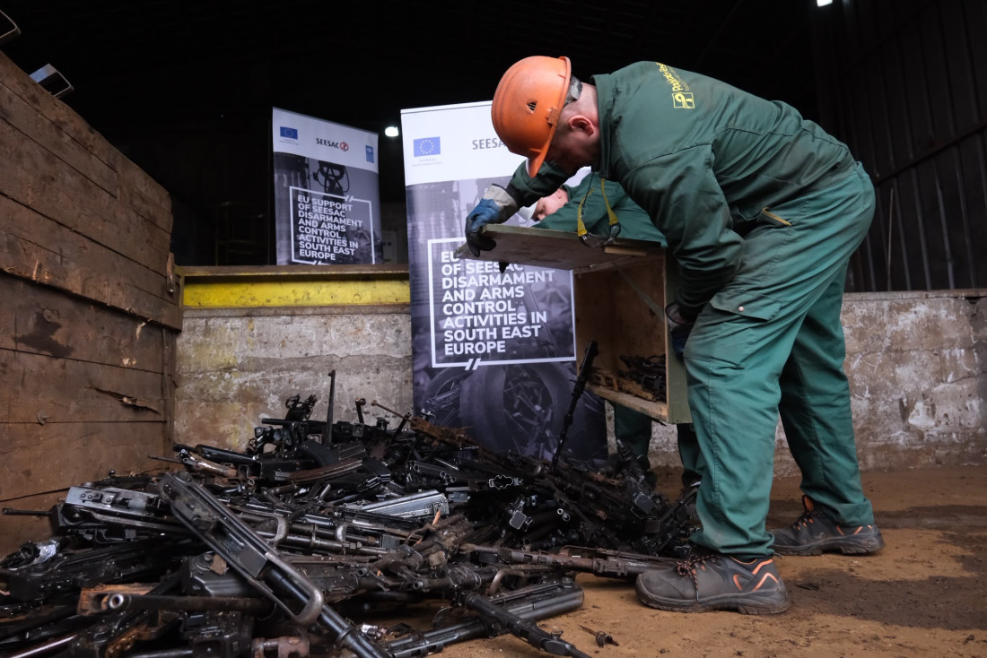 Uništeno 1.639 komada oružja, dijelova i komponenti radi povećanja javne sigurnosti u BiH