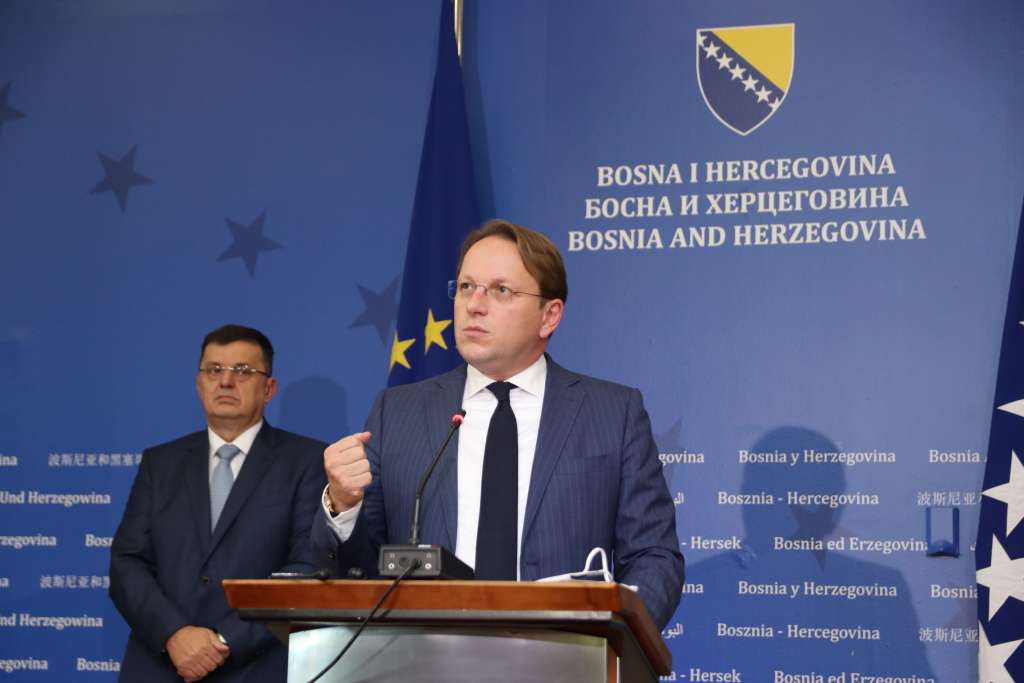Varhelyi: Ispunjavanje 14 ključnih prioriteta je jedino što može približiti BiH članstvu u EU