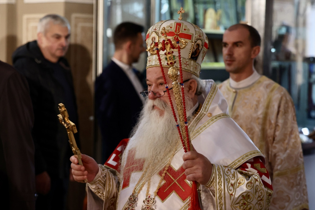 Vaskršnja liturgija služena u Sabornoj crkvi u Sarajevu
