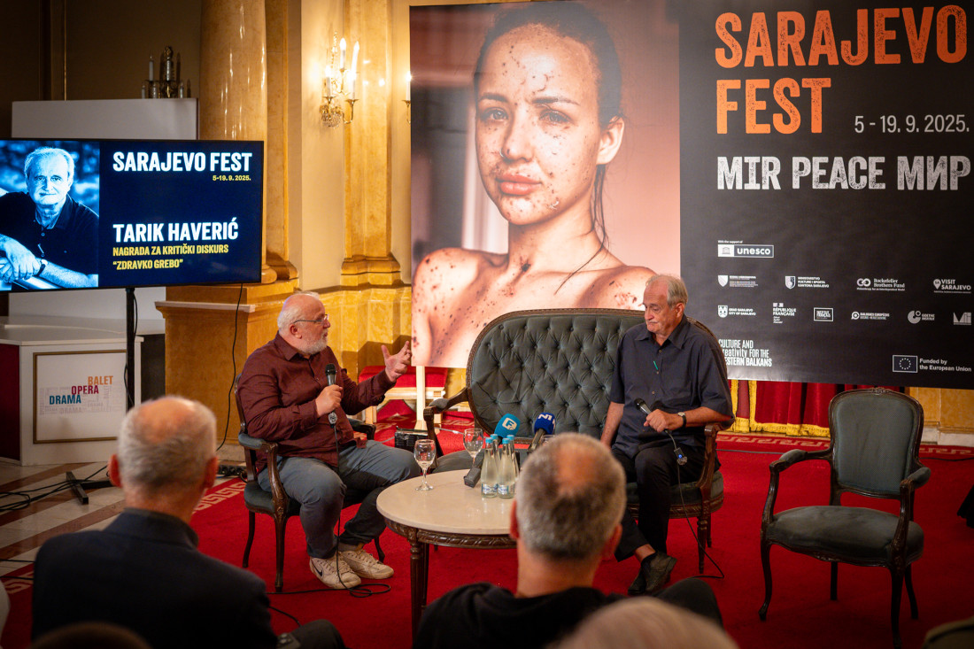 Sarajevo Fest: Tariku Haveriću dodijeljena prestižna nagrada 'Zdravko Grebo'