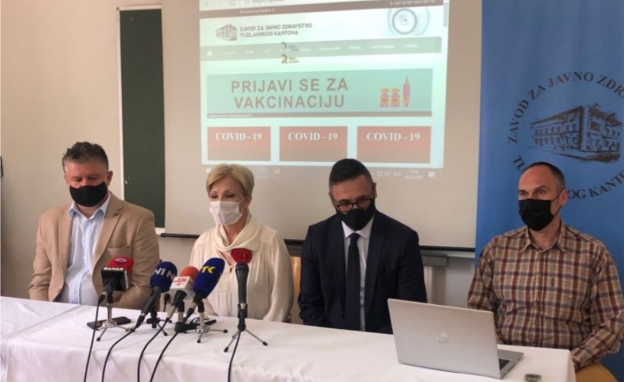 Aktivirana web platforma za prijave za vakcinaciju u TK