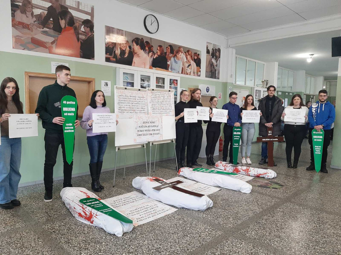 Studenti Filozofskog fakulteta u Zenici poručili: Nasilje nije privatna stvar