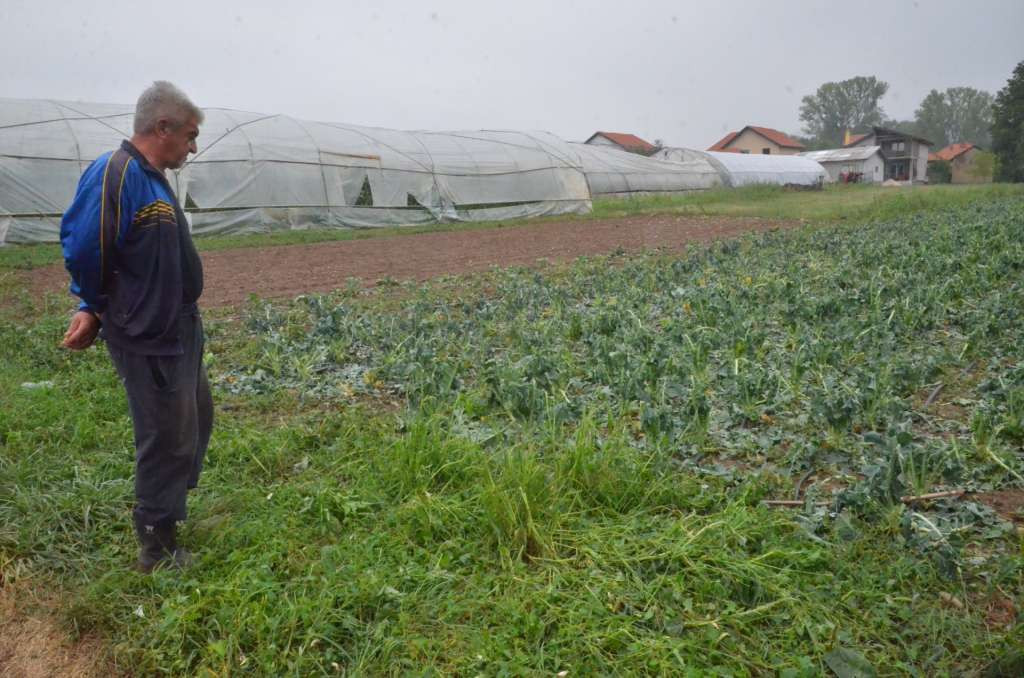Nevrijeme napravilo štetu povrtlarima u Visokom, Marić i Ganić obećali pomoć