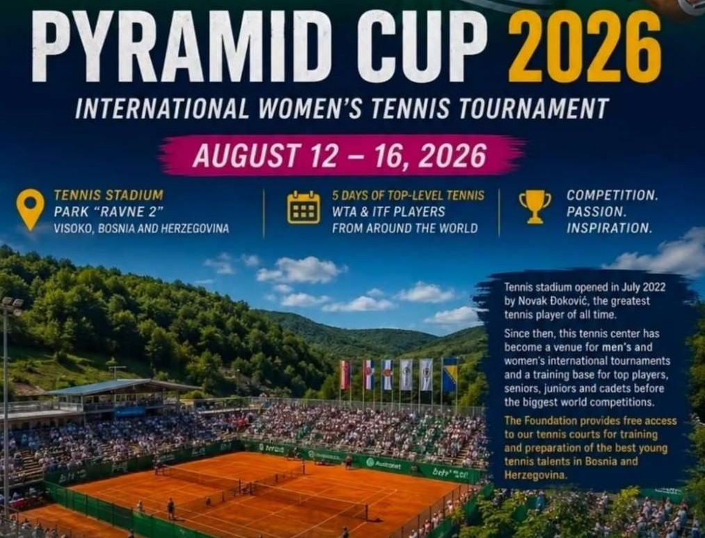 Ove srijede u Visokom počinje najjači ženski teniski turnir u BiH "Pyramid Cup"