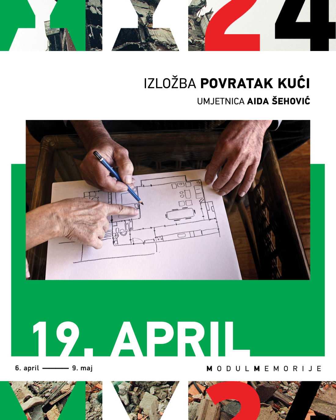 Modul Memorije 2024: Izložba Aide Šehović "Povratak kući"
