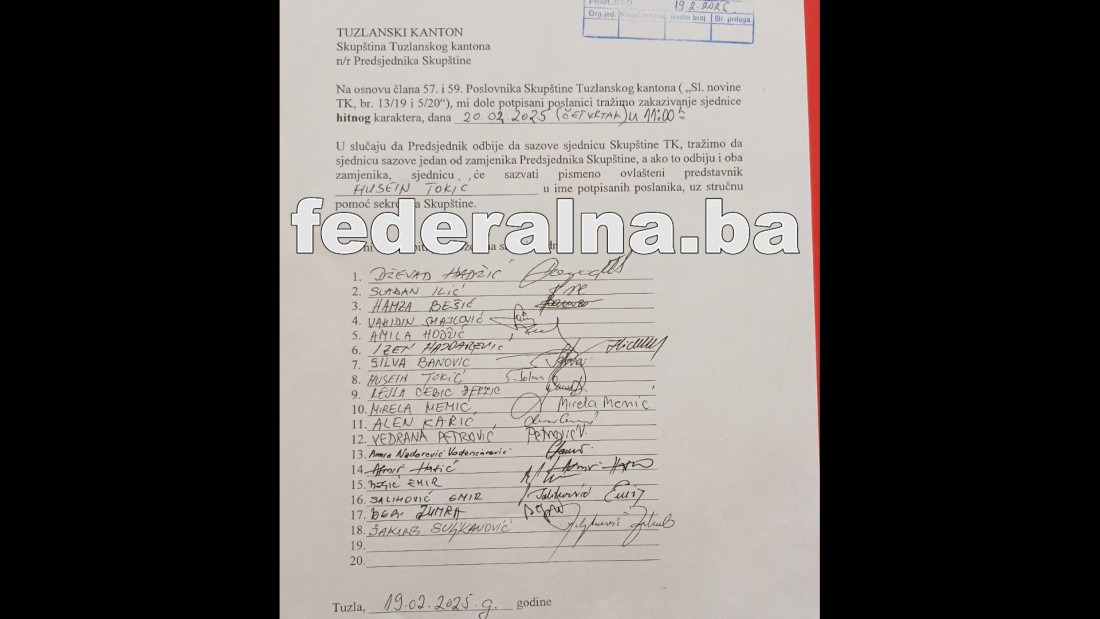 FTV u posjedu 18 potpisa za smjenu aktuelne Vlade – Halilagić: Do smjene vlasti neće doći