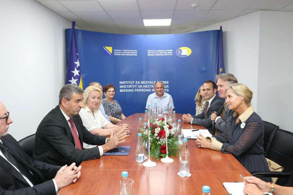 Vojvotkinja od Edinburga u posjeti Institutu za nestale osobe Bosne i Hercegovine