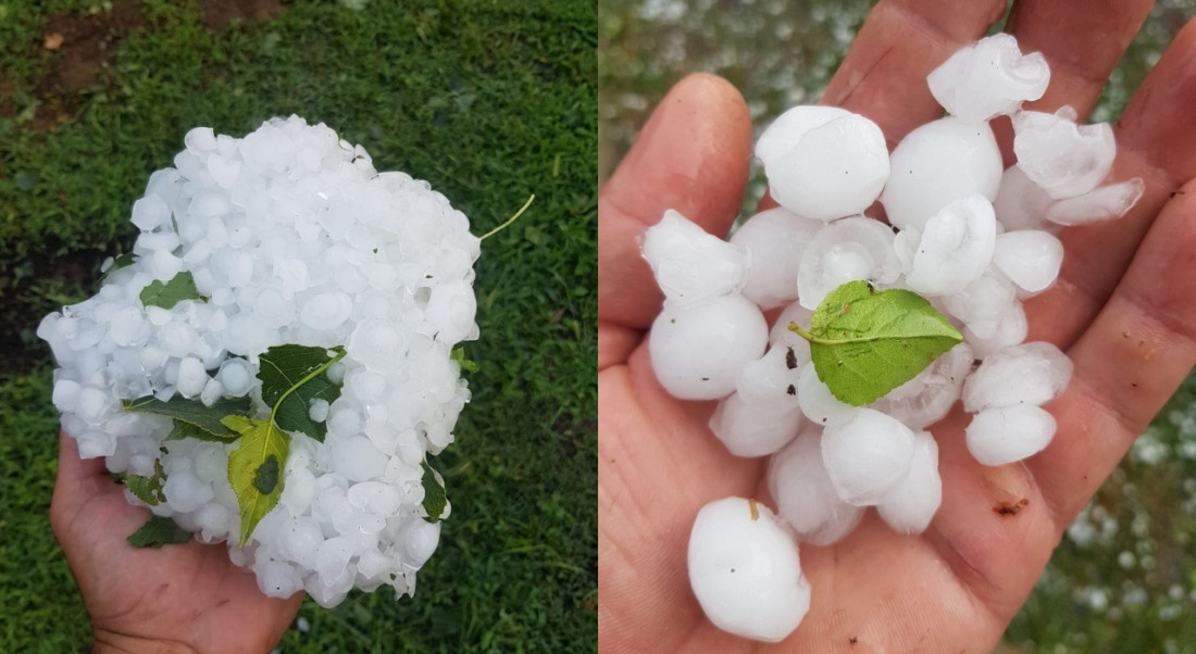 Nevrijeme u dijelu BiH, olujni vjetar i led