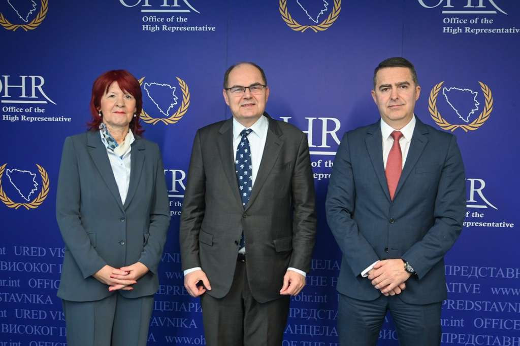 Visoki predstavnik razgovarao s glavnim tužiteljem Tužiteljstva BiH Milankom Kajganićem