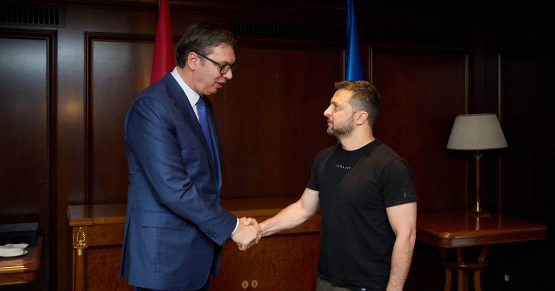 Zelenski razgovarao s Vučićem 'o jačanju odnosa Ukrajine i Srbije'