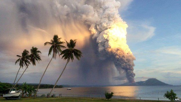 Velika vulkanska erupcija na Papua Novoj Gvineji