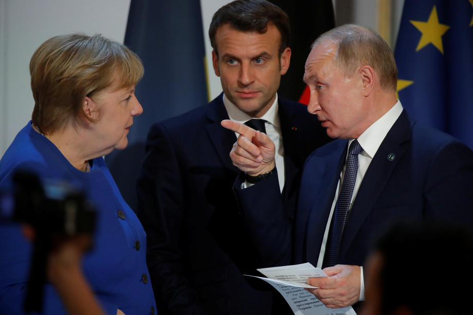 Putin, Merkel i Macron razgovarali o pitanju Ukrajine
