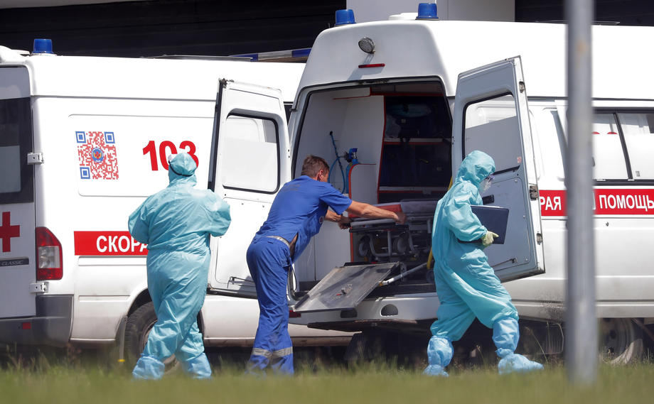 U Rusiji od koronavirusa preminulo još 599 osoba, 20.538 novozaraženih