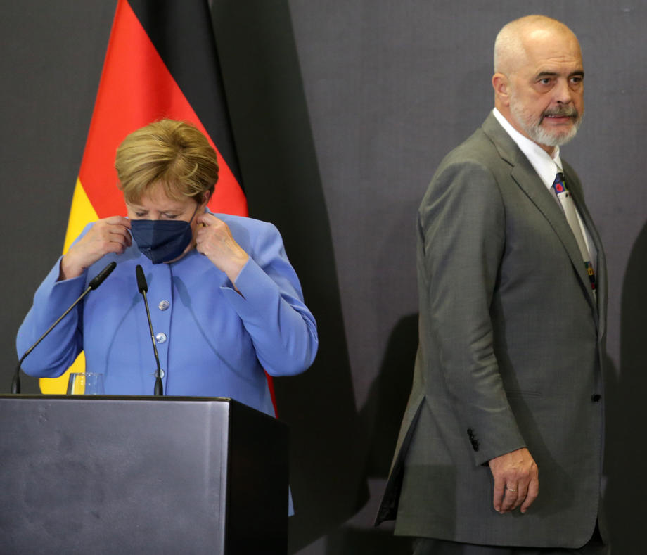 Merkel u Tirani: Berlinski proces nije zamjena za članstvo u Evropskoj uniji