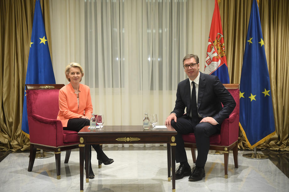 Von der Leyen doputovala u Beograd