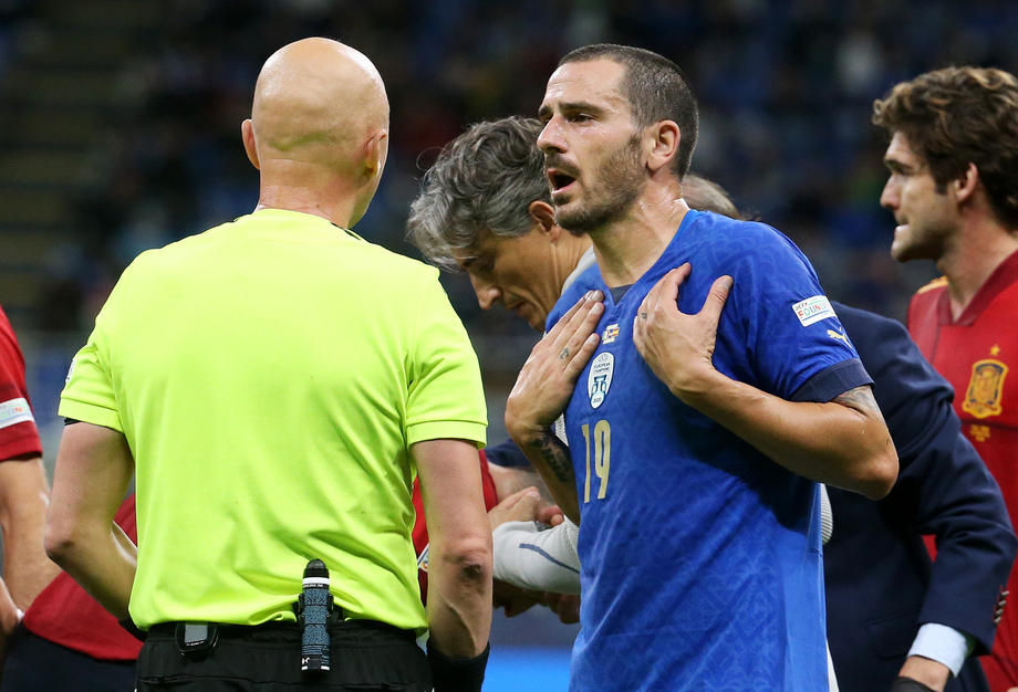 Bonucci se izvinio zbog isključenja protiv Španije