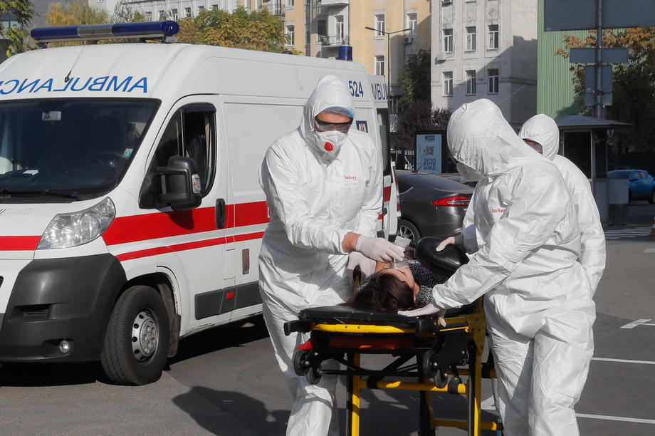 U Ukrajini najveći dnevni broj smrtnih slučajeva od posljedica COVID-19
