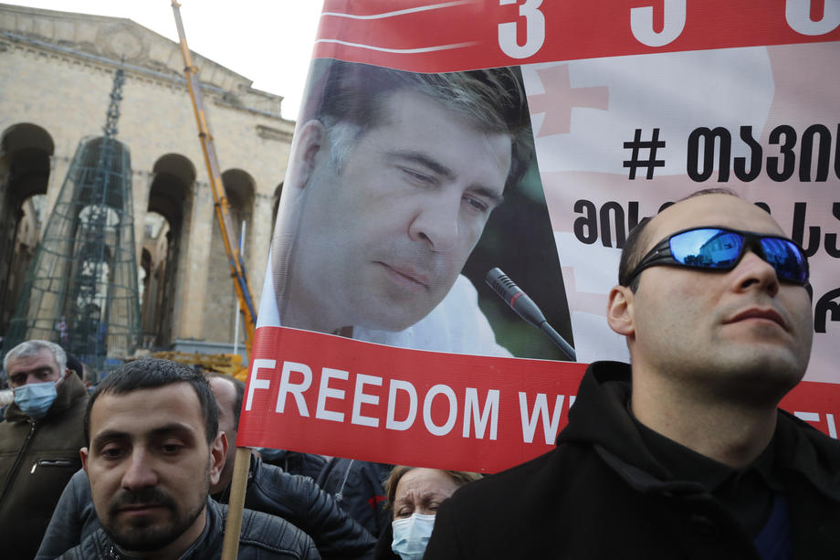 Sakašvili prebačen iz zatvorske bolnice, prekinuo štrajk glađu