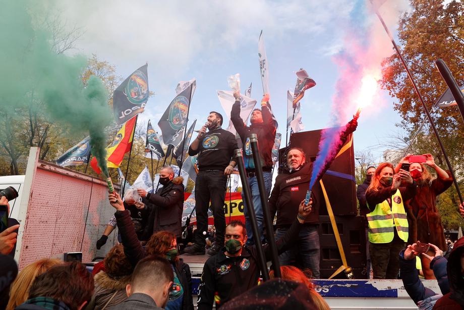 Protest španskih policajaca zbog izmjena kontroverznog zakona o bezbjednosti