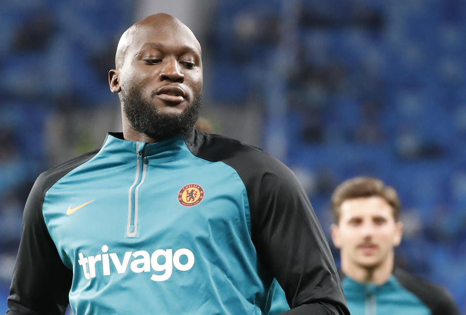 Lukaku van tima za meč protiv Liverpoola