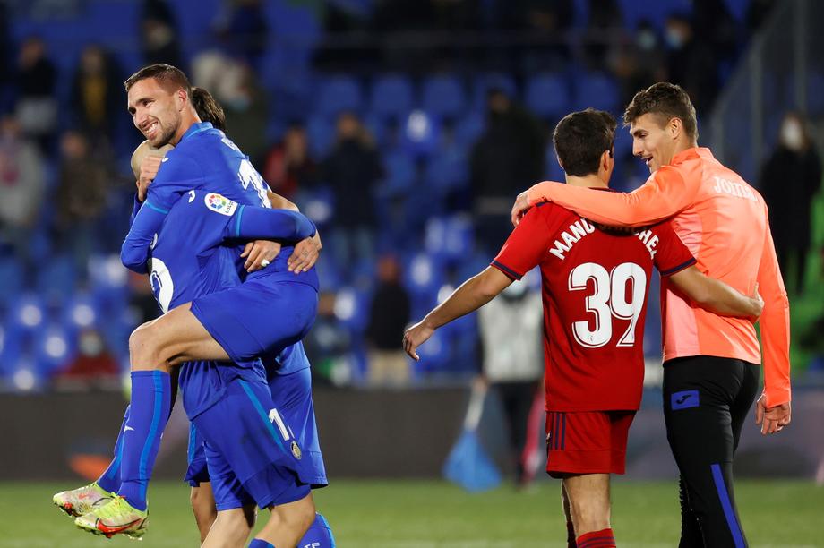 Getafe pobijedio Osasunu golom u nadoknadi vremena