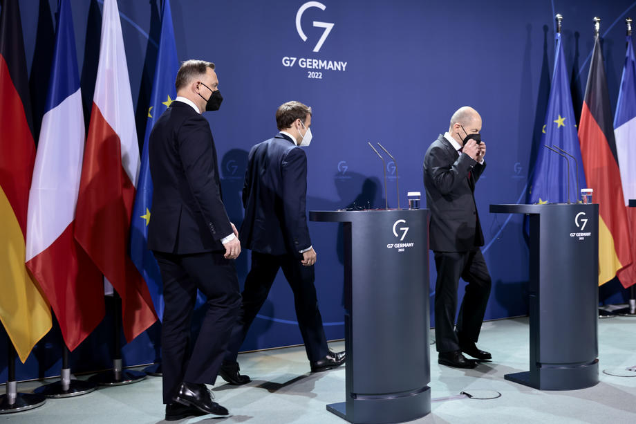 Scholz: Zajednički cilj Njemačke, Francuske i Poljske sprečavanje rata u Evropi