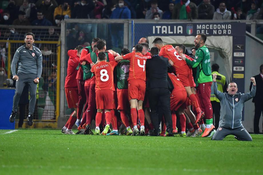 Baraž za SP u Kataru: Sjeverna Makedonija senzacionalno slavila u Italiji