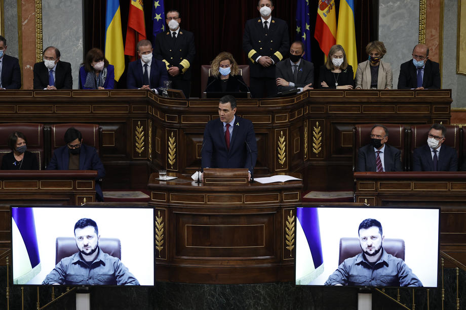 Zelenski u španskom parlamentu rat u Ukrajini uporedio s Gernikom