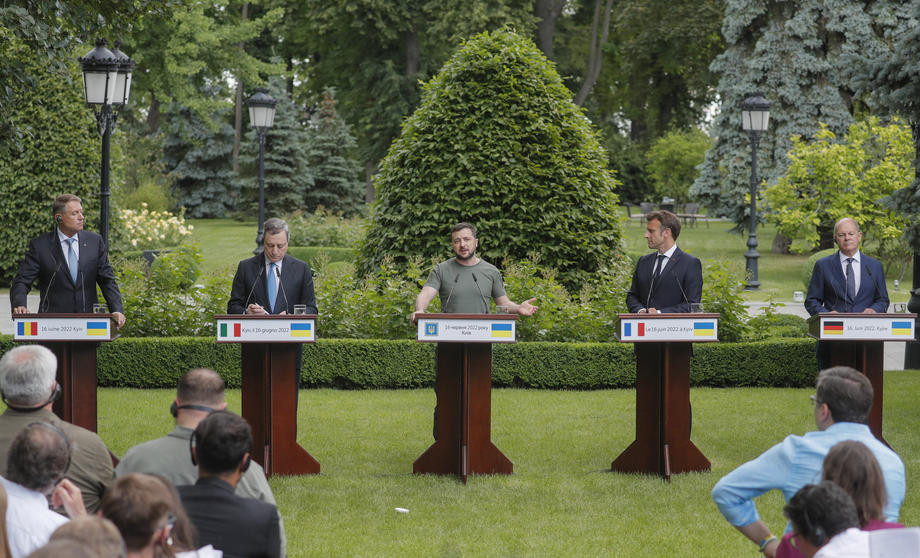 Njemačka, Francuska i Italija podržavaju kandidatski status Ukrajini