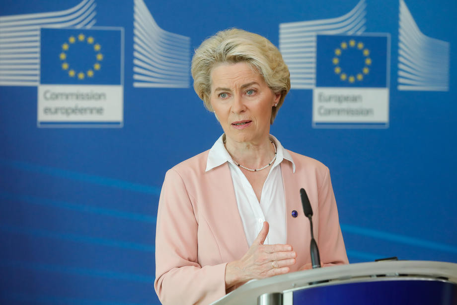 Predsjednica Evropske komisije pozvala evropske vođe da budu na visini oko ukrajinske kandidature
