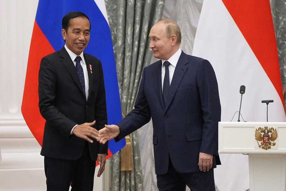 Indonezijski predsjednik: Prenio sam Putinu poruku Zelenskog