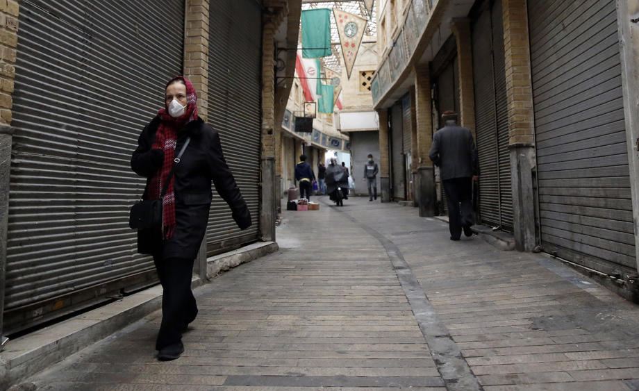 U protekla 24 sata u Iranu preminulo 406 osoba od koronavirusa