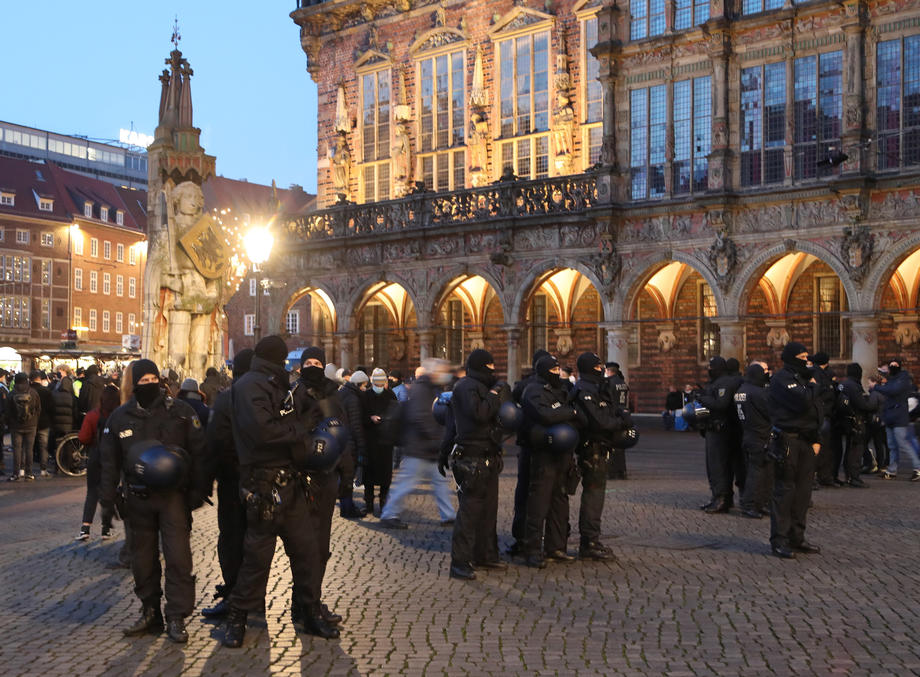 Policija intervenisala u Bremenu zbog skupa protiv mjera blokade